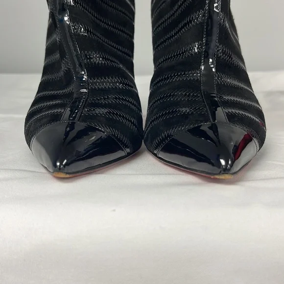 ❤️Authentic 🖤 Christian Louboutins mid calf Bootie - Picture 8 of 12